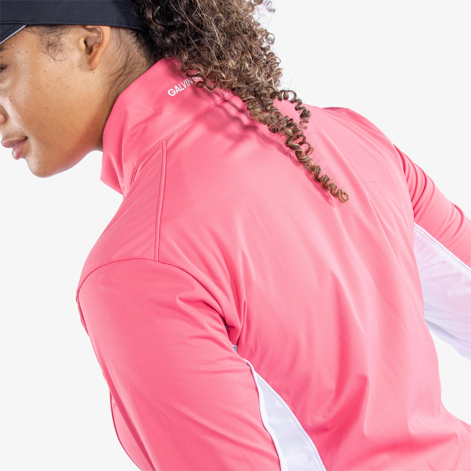 Galvin Green Larissa Interface-1 Ladies Golf Windstopper Camila Rose/White